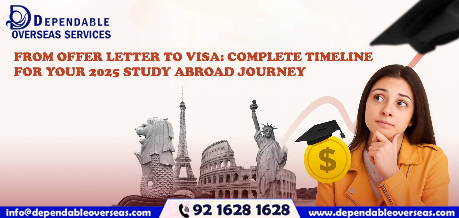 From Offer Letter to Visa: Complete Timeline for Your 2025 Study Abroad Journey